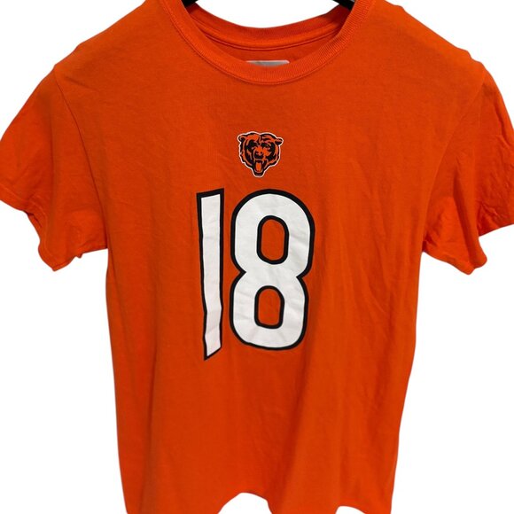 Caleb Williams Chicago Bears #18 T Shirt Jersey Size Medium Orange - Picture 1 of 6